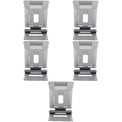 5 Count Folding Mobile Phone Stand Miss Office Cell Holder for Desk Foldable - 第 1/12 張圖片