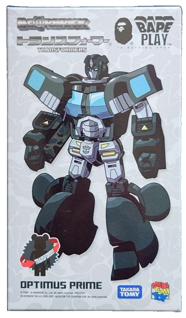 MEDICOM TOY - BE@RBRICK × TRANSFORMERS OPTIMUS  BAPE Optimus Prime BE@RBRICK 200% BAPE x TRANSFORMERS x MEDICOM
