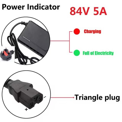72V 20S Li-ion Battery Charger For Electric Scooter E-bike Lead Acid Battery 5A - Picture 27 of 33