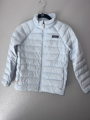 Patagonia Netplus Shell Down Jacket Youth Kids S Small 7-8 Black Puffer Full Zip - Picture 2 of 8