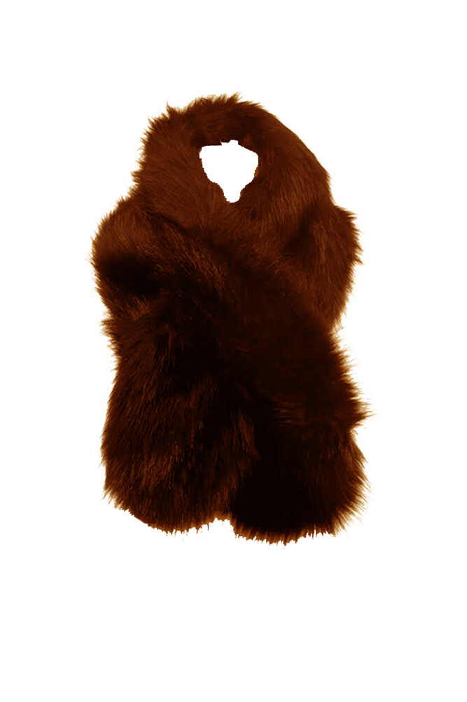 DBFL Justin & Taylor Women's Olong Faux Fur Scarf | eBay