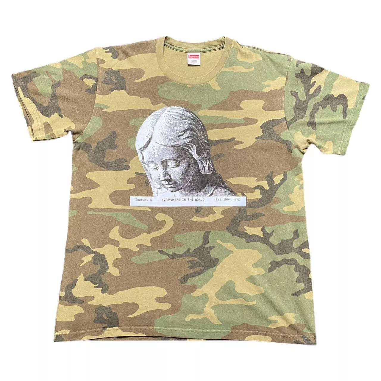 T shirt camouflage Supreme Everywhere taille Grand FW20 100 % authentique 