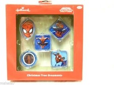 Spiderman Collectible Tree Ornaments Set of 5