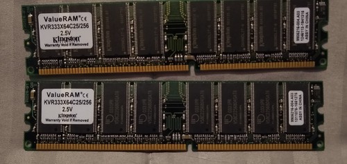 RAM 184pin DIMMs SINGLE-Sided DDR 266 333 400 PC2100 PC2700 PC3200 256MB 512 768 - Picture 13 of 19