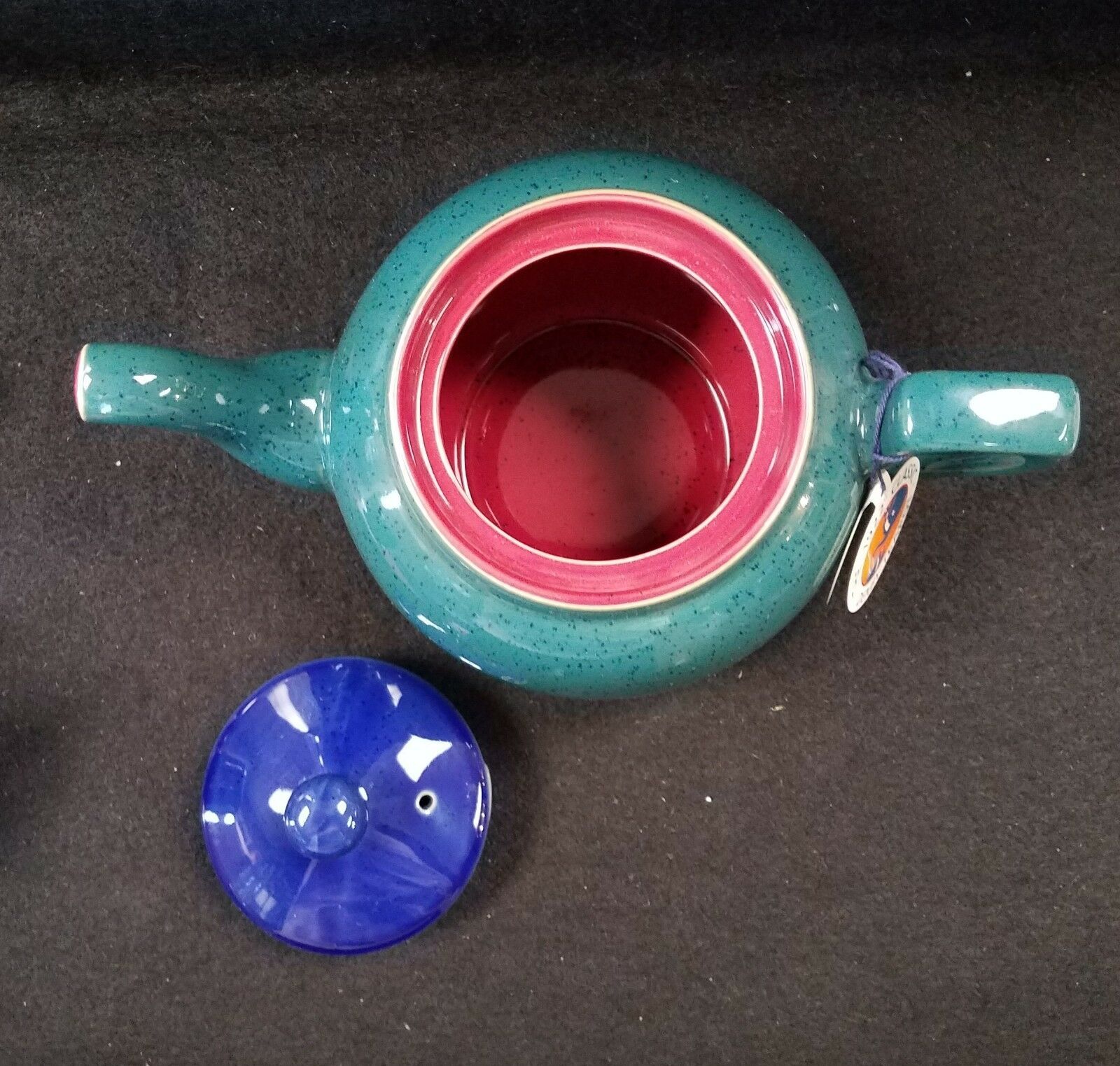 DENBY HARLEQUIN Teapot, Footed Mug ENGLAND eBay