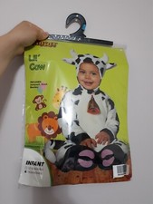 SPIRIT HOLLOWEEN Lil' Cow Costume. Infant 18-24 Months