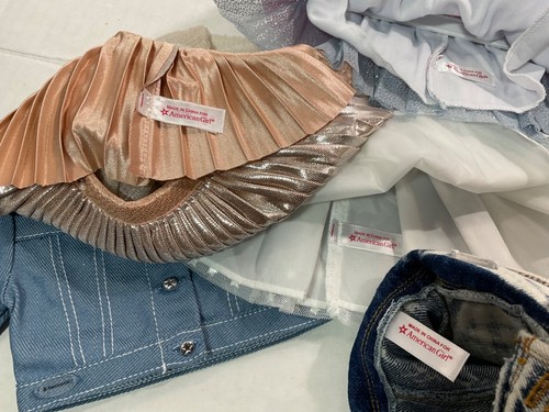 American Girl 18 Zoll Puppenkleidung 5-teiliges Paket Jacke Röcke Hosen - Bild 7 von 7