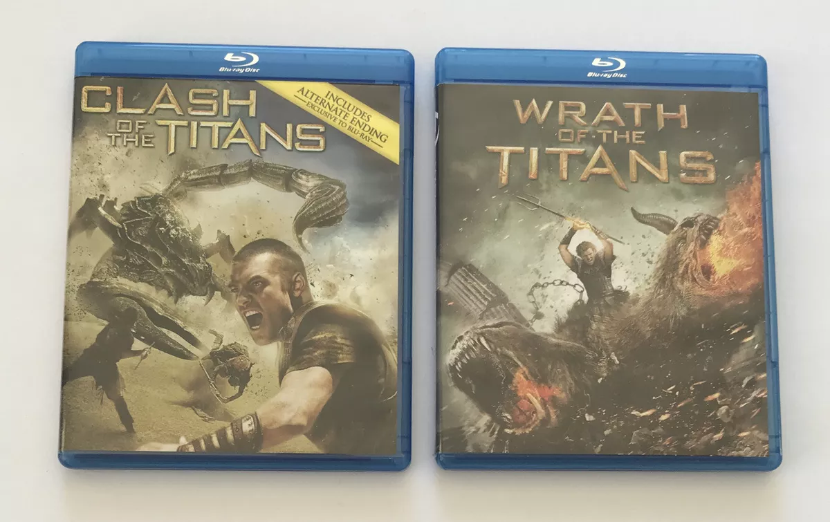 Lot Of 2 DVDs Movies: CLASH OF THE TITANS & WRATH OF THE TITANS