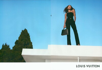 Zendaya Louis Vuitton Magazine Print Ad Advert Capucines Bag