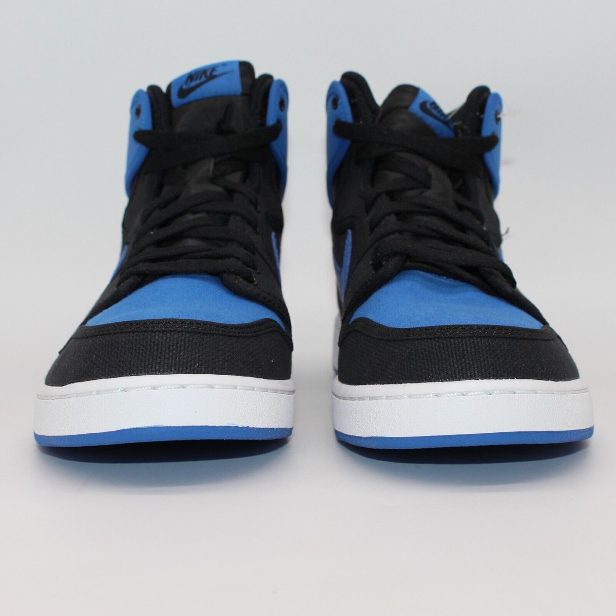 Nike Air Jordan Retro 1 I AJKO Knockout Canvas Royal Blue Black SZ