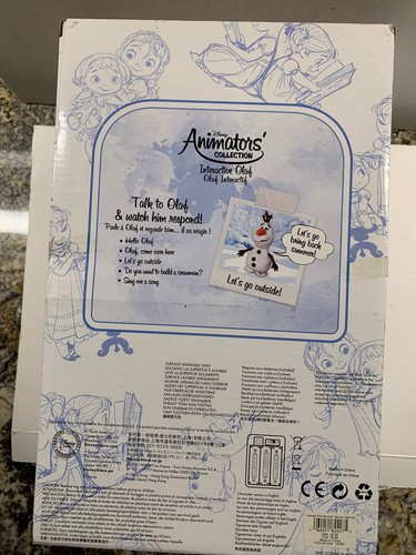Disney Animators Collection Olaf Plush Toy Stuffed Full Size Frozen SEE DESCRPTN - Picture 9 of 12