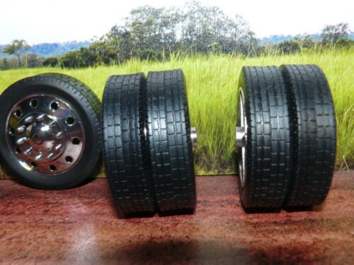 1/18 ( IB ) Trucker Wheel & Tire Set 4 Stück (Hinterreifen sind doppelt ) - Bild 8 von 8