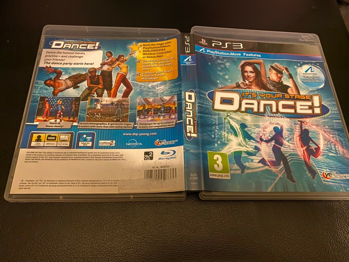 It´s Your Stage Dance Move Option Sony Playstation 3 PS3 CIB