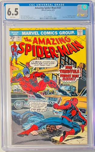 1975 Amazing Spider-Man 147 CGC 6.5 Tarantula,Jackal& Gwen Stacy appearance
