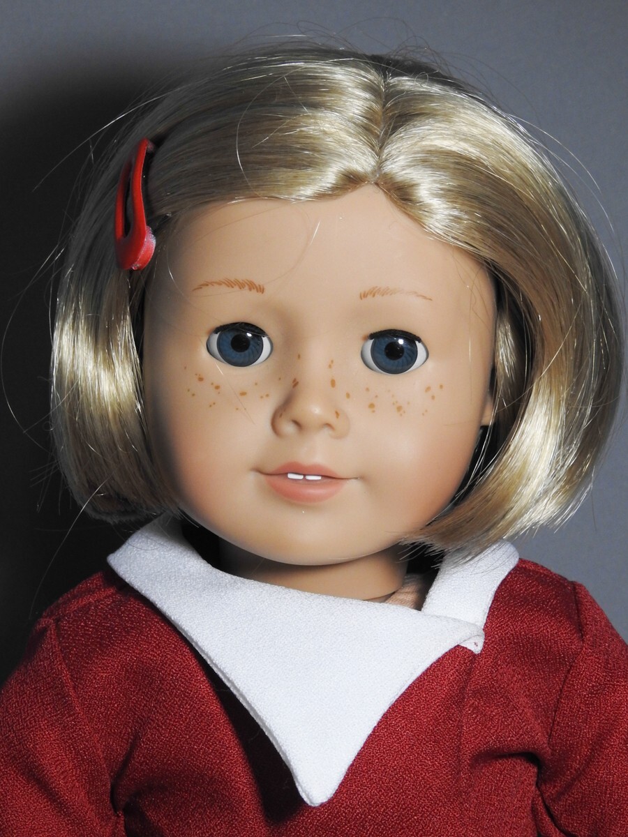 AMERICAN GIRL KIT KITTREDGE DOLL 18" 2014 WITH ORIGINAL CHRISTMAS HOLIDAY DRESS eBay