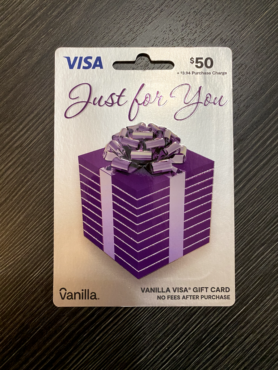 $50 VISA Physical Gift Card ACTIVATED NO FEES READY TO USE