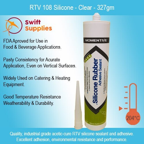 Momentive RTV 108 Silicone Clear | eBay Australia