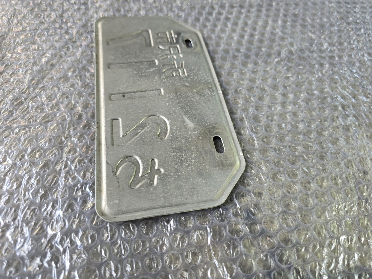 Japanese license plates Used no.2117 Genuine JDM Scooter 50 cc Dio