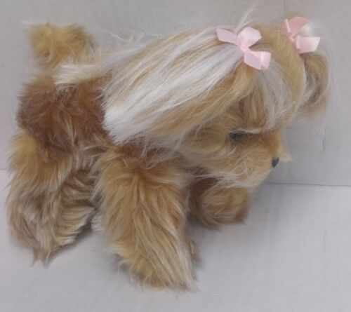 NEW SPARKLE Teacup YORKIE Terrier Plush Puppy Dog GILDA'S CLUB by Russ Berrie - Picture 4 of 6