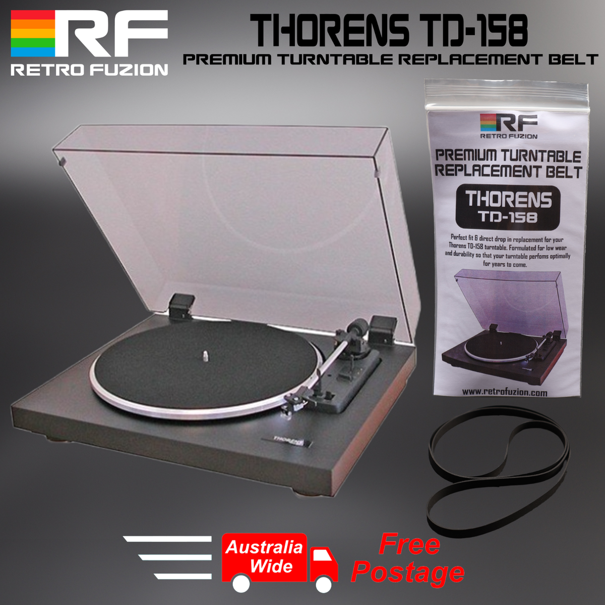 THORENS TD-158 Premium Turntable Replacement Belt - | eBay