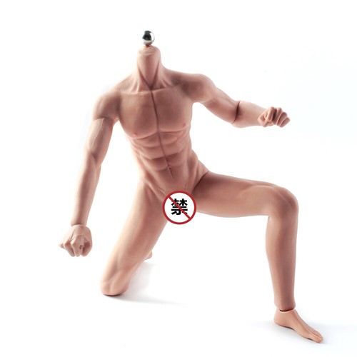 JIAOU DOLL 1:6 JOK-11C-BS Suntan Skin Seamless 12inch Male Action Figure Body - Picture 12 of 12