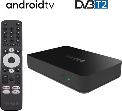 Tesla Mediabox XT850 4K Android TV Box mit DVB-T2 Tuner Google Zertifiziert
