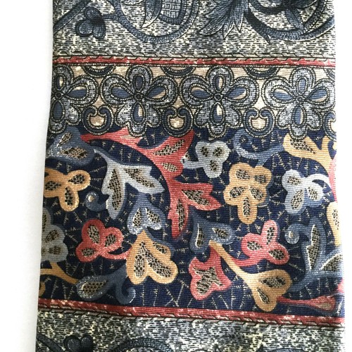 Vintage Etienne Aigner Men's Silk Tie Abstract Floral Pattern 59 in Long ~ Rare - Picture 3 of 4