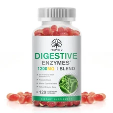 Digestive Enzymes with Prebiotic Probiotics Gas Constipation Bloating Relief