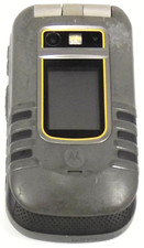 Motorola Brute i680 - Gray and Black  Nextel  Rare Cellular Flip Phone - READ