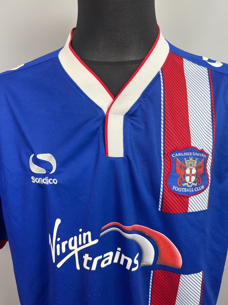 Maillot Domicile Carlisle United 2015-2016 Sondico - Taille M, Bleu, Occasion En Très Bon état