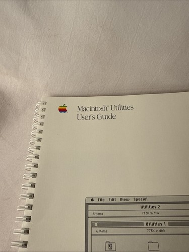 Vintage 1988 Apple Macintosh Narzędzia Przewodnik użytkownika 030-3283-A 80s - Zdjęcie 3 z 7
