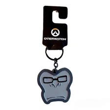 Overwatch WINSTON Character Head Logo Official KeyChain Key Ring Chain Blizzard