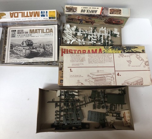 3 kits de modelos de la Segunda Guerra Mundial solo piezas incompletas - Imagen 2 de 2