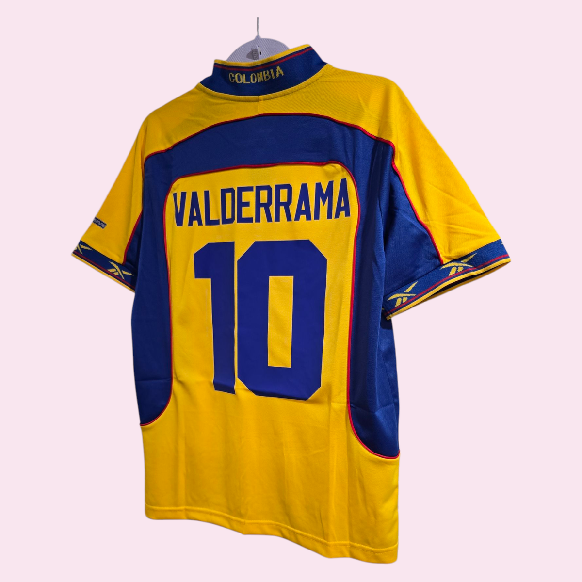COLOMBIA 2001 HOME - CAMPEON COPA AMERICA - VALDERRAMA # 10 - 2XL