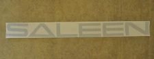 Saleen Windshield banner 89-98 SILVER  decal oem nos 