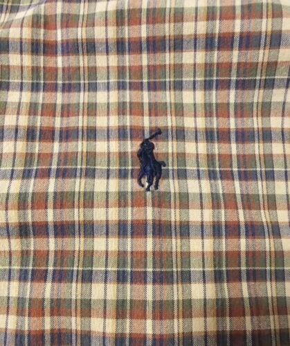 Polo Ralph Lauren Men's LS Button Down Shirt Classic Fit Size L Brown Plaid - Picture 3 of 6