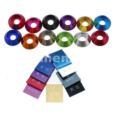Aluminum Alloy Silver Color M4 4mm Countersunk Head Washers Bolt Screw Cup Aluminum Alloy Silver Color M4 4mm Countersunk Head Washers Bolt Screw Cup