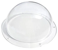 SUPREMETECH Acrylic Dome/Plastic Hemisphere - Clear - 6" Diameter, 1/2" Flange 
