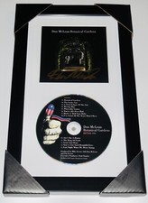 DON MCLEAN AUTOGRAPHED BOTANICAL GARDENS CD COVER (FRAMED & MATTED) - COA!