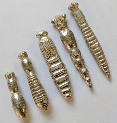 (5) Mini Lead-Free Butterfly Body Casting - Fun Glass Proj!  Creative Castings