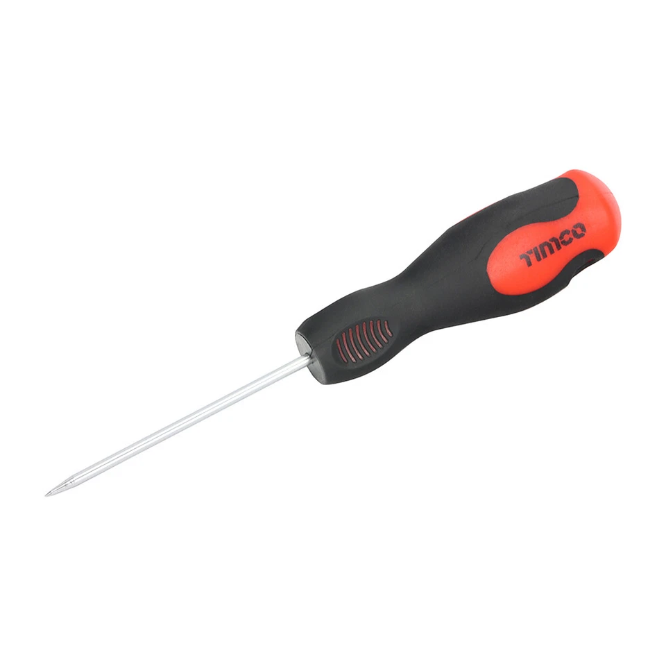 Timco Hard Wearing Bradawl Marking Tool Carpenter Round Awl Indentation 75mm