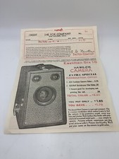 1937 2a Hawkeye Eastman Six 6 Camera Advertising Order Form Ephemera Fox Co