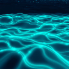 Digital Picture of Beautiful neon light pattern waves printable file