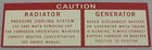 <!--F#f_0-->NEW AUSTRALIAN MADE RADIATOR GENERATOR DECAL SUITS HK HT HG HOLDEN + MONARO<!--F/-->