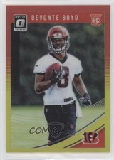 2018 Donruss Optic Rookies Red & Yellow Prizm Devonte Boyd #142 0b2