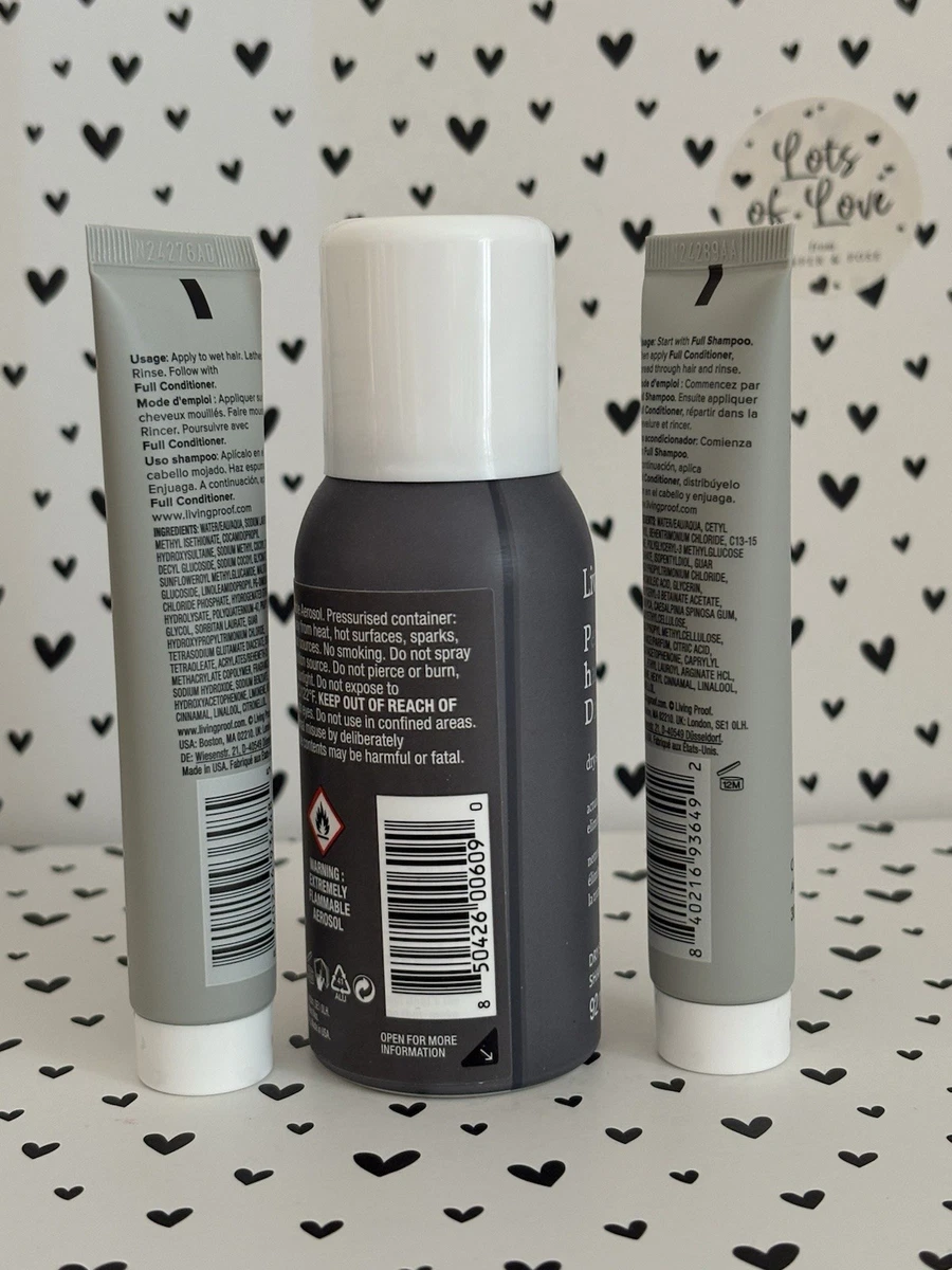 Living Proof Perfect Hair Day Dry Shampoo 92Ml & Shampoo & Conditioner 30Ml