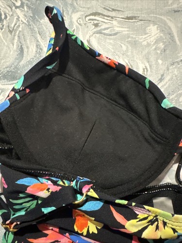 Leilani Size 10 Floral Swim Bathing Suit * Full Bust Support Underwire Push Up - Picture 7 of 8
