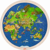 Einlegepuzzle Weltkugel Goki Spiel Deutsch 2024 Gollnest & Kiesel GmbH &