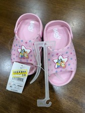 Girls Disney Bluey Ground Up Slip On Sandals 11 NWT