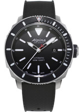 Alpina Men's Seastrong Automatic Date Black Watch 44MM AL-525LBG4V6